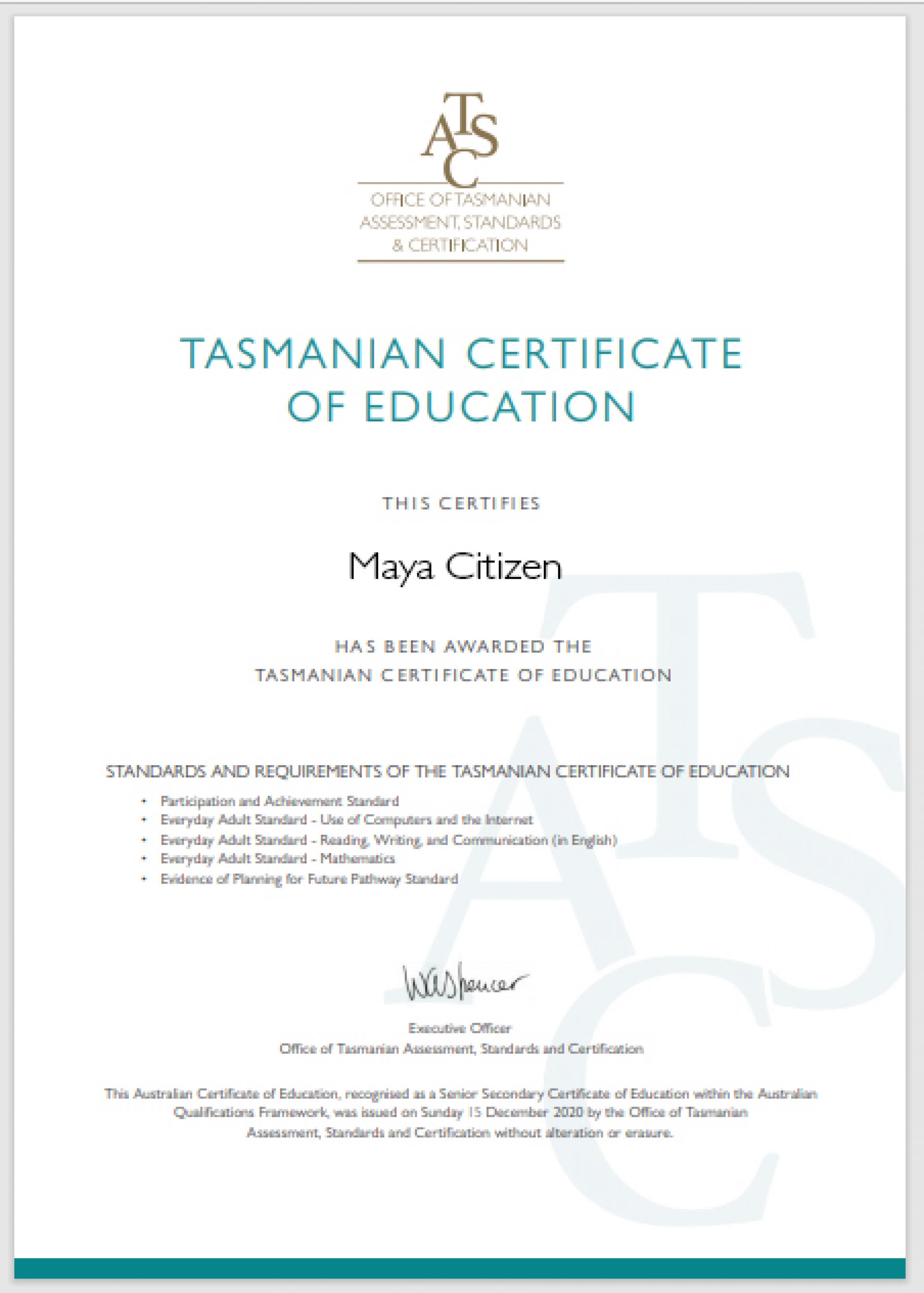 Understanding TCE and ATAR - Hellyer College